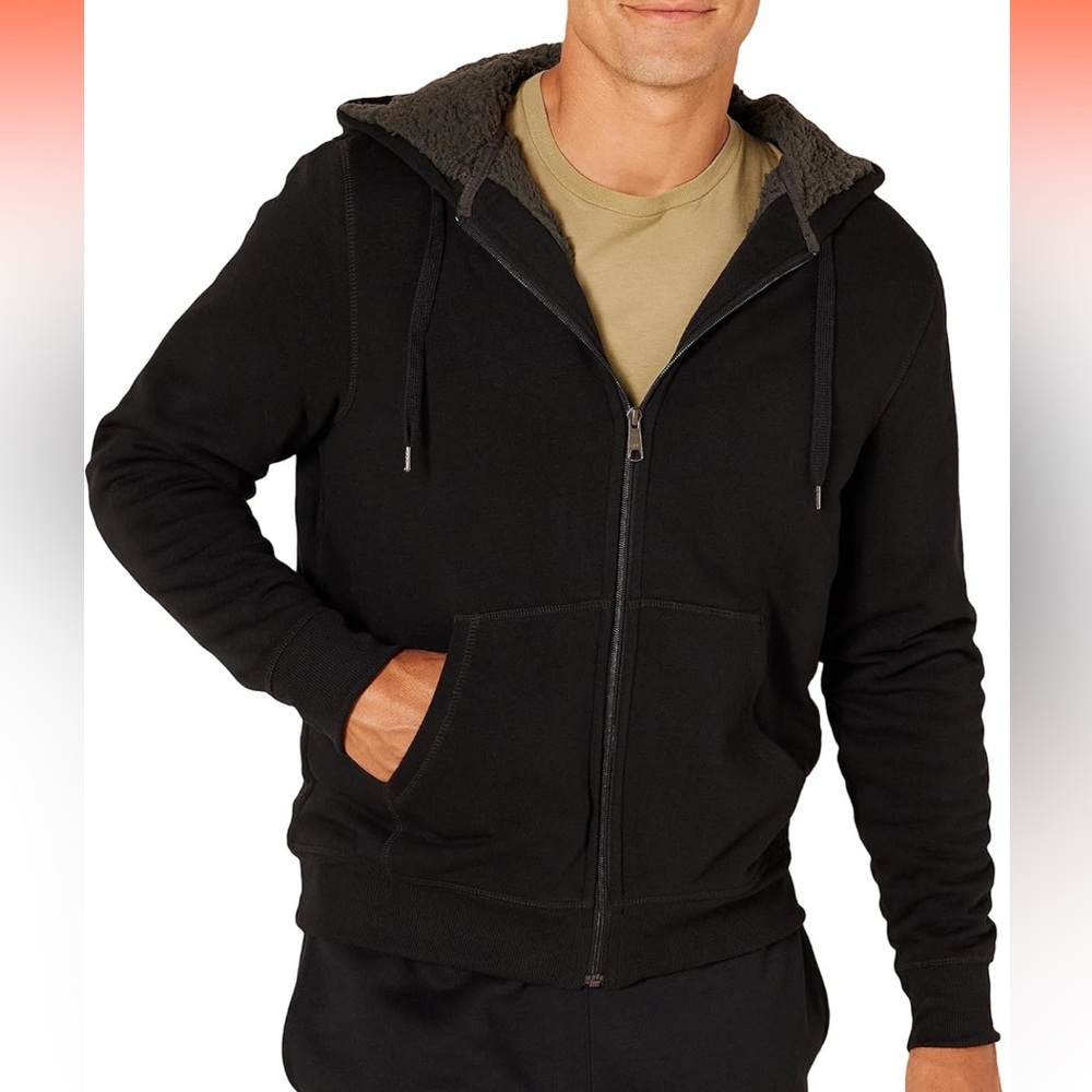 Sherpa lined hoodie - Picture 1 of 5